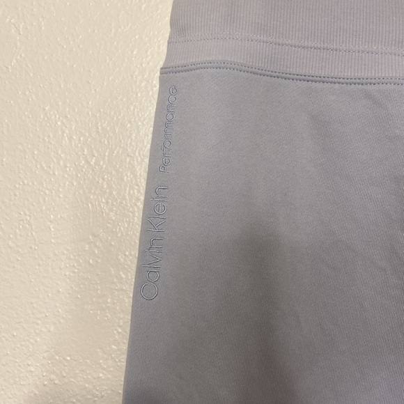 (Light Blue) Calvin Klein Performance Raw Hem Sweatpants - Picture 5 of 5